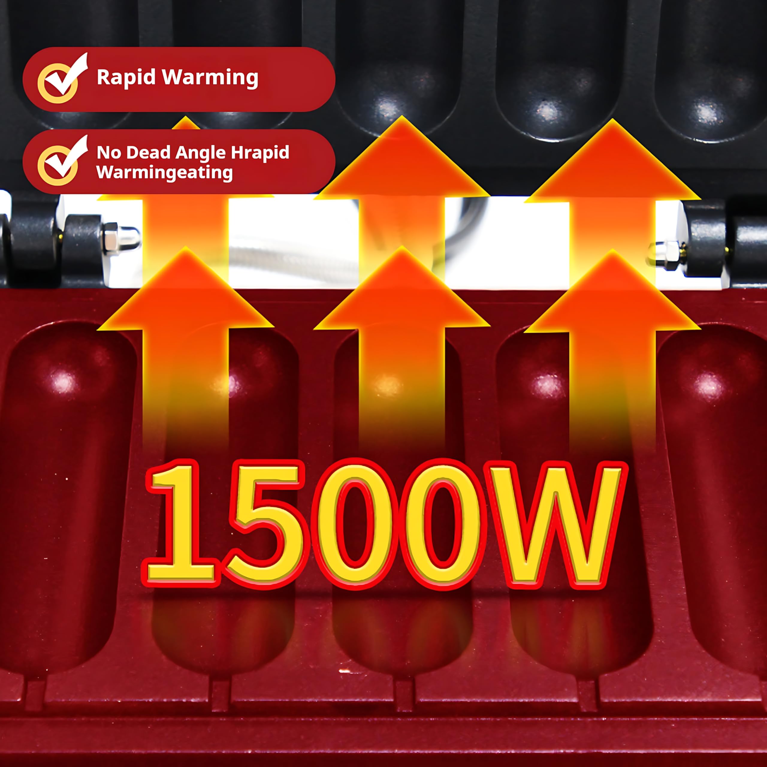 Opiekacz do Pączków z Kiełbaską 1500W, Komercyjna Prasa do Hot Dogów z Regulacją Temperatury 0-300°C, Nieprzywierające Płyty, Stal Nierdzewna do Domu i Firmy
