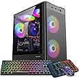 Prebuilt Gaming PC Desktop Computer,Intel Core i5(up to 3.6GHz),RX550 Graphics Card with 4GB GDDR5 Video Memory,16GB RAM, 512GB NVME SSD,WiFi5,RGB Fan x4 Windows 11 Prebuilt Gaming PC Desktop Computer,Intel Core i5(up to 3.6GHz),RX550 Graphics Card with 4GB GDDR5 Video Memory,16GB RAM, 512GB NVME SSD,WiFi5,RGB Fan x4 Windows 11