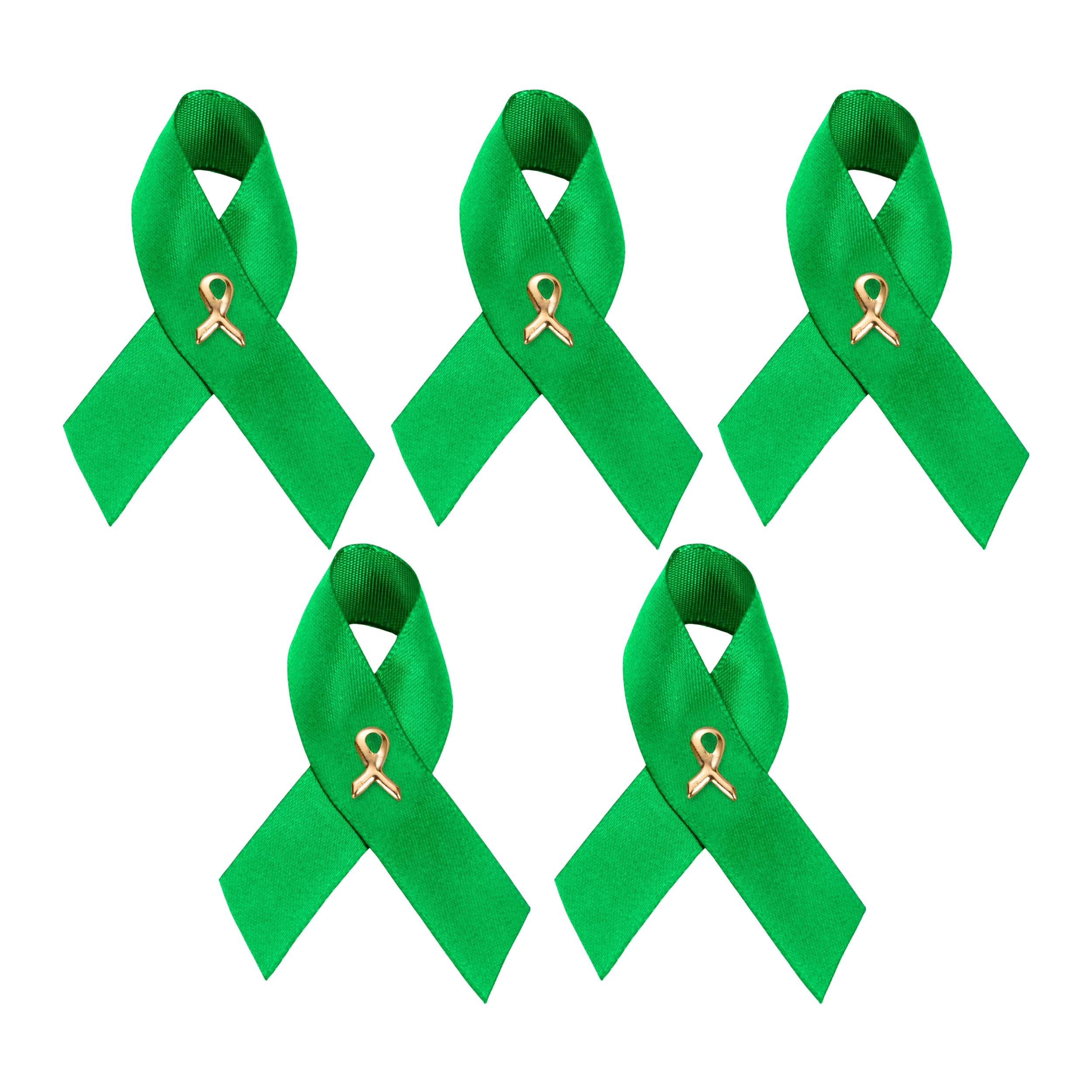 1/2/5/10/25/50/100pcs Satin Awareness Ribbon Pins (Pick your color), for Cancer &amp; Disease Awareness, Bulk Quantities for Fundraising, Events, Gift Giving