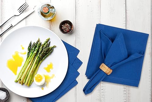 Miniatura 7 de Servilleta de algodón de 18 x 18 pulgadas, color aguamarina, servilletas de uso diario, servilletas de algodón, servilletas de boda, servilletas de