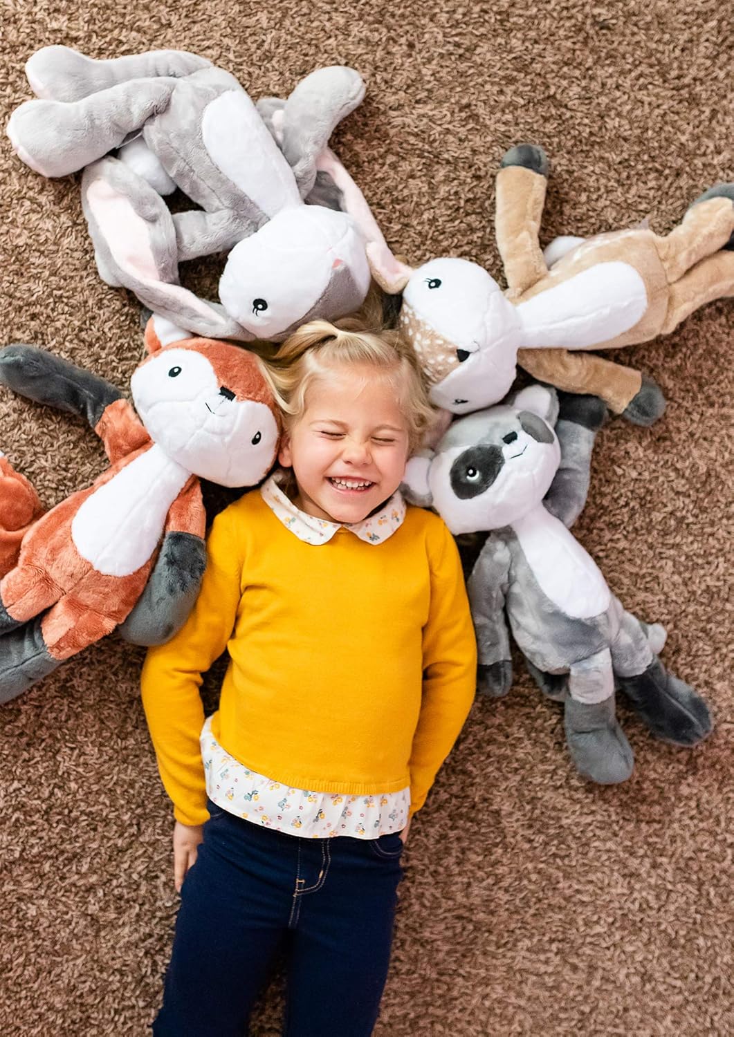 Little Adventures Adventure Pals Soft Plush Minky Stuffed Animal Toys (Remy Racoon) - Image 7