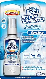 Stop Cheiro New Fresh Carro Novo Spray 60Ml Luxcar Universal