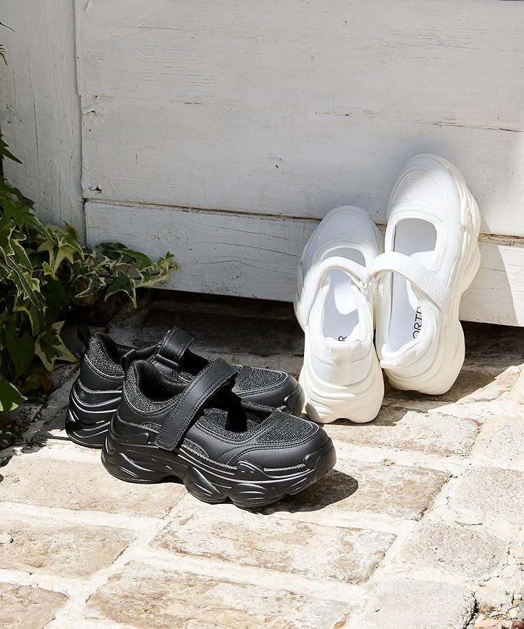 Amazon | 厚底ベルトスニーカー/OT3737 | スニーカー