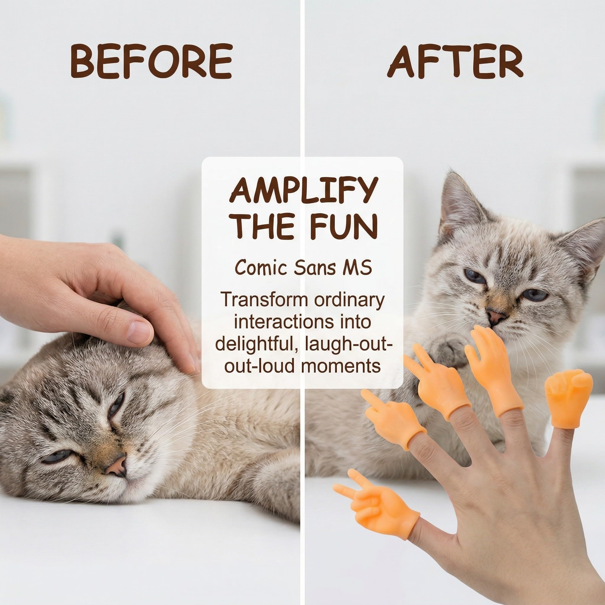 12 Pcs Tiny Hands Mittelfinger Puppets Mini Finger Puppets Hands Major Kleine Fingerpuppen Mini Hands Spiel dekors Zubehör Geschenk für Puppen-Kasperletheater, Fingerpuppen