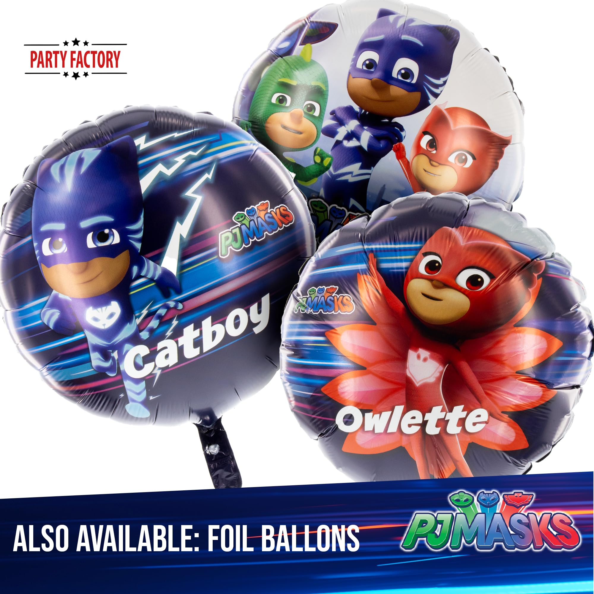 8 Gobelets Papier PJ Masks 250ml - Anniversaire Enfant, Fête à Thème - Décoration Pyjamasques