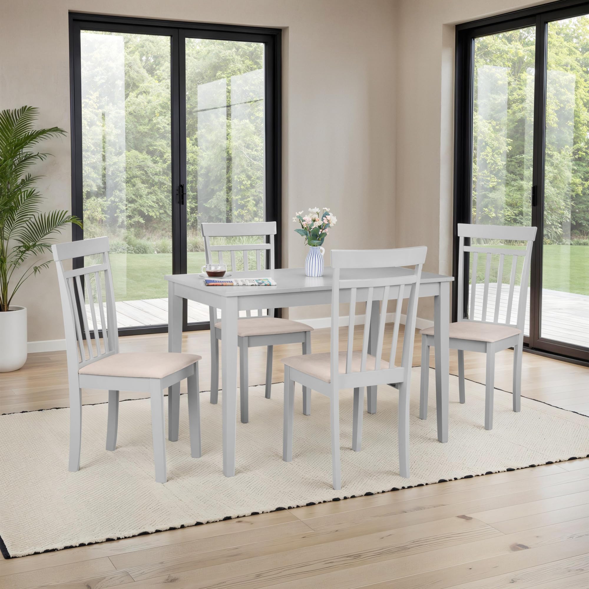 Julian Bowen Taku Dining Table - Grey Tables