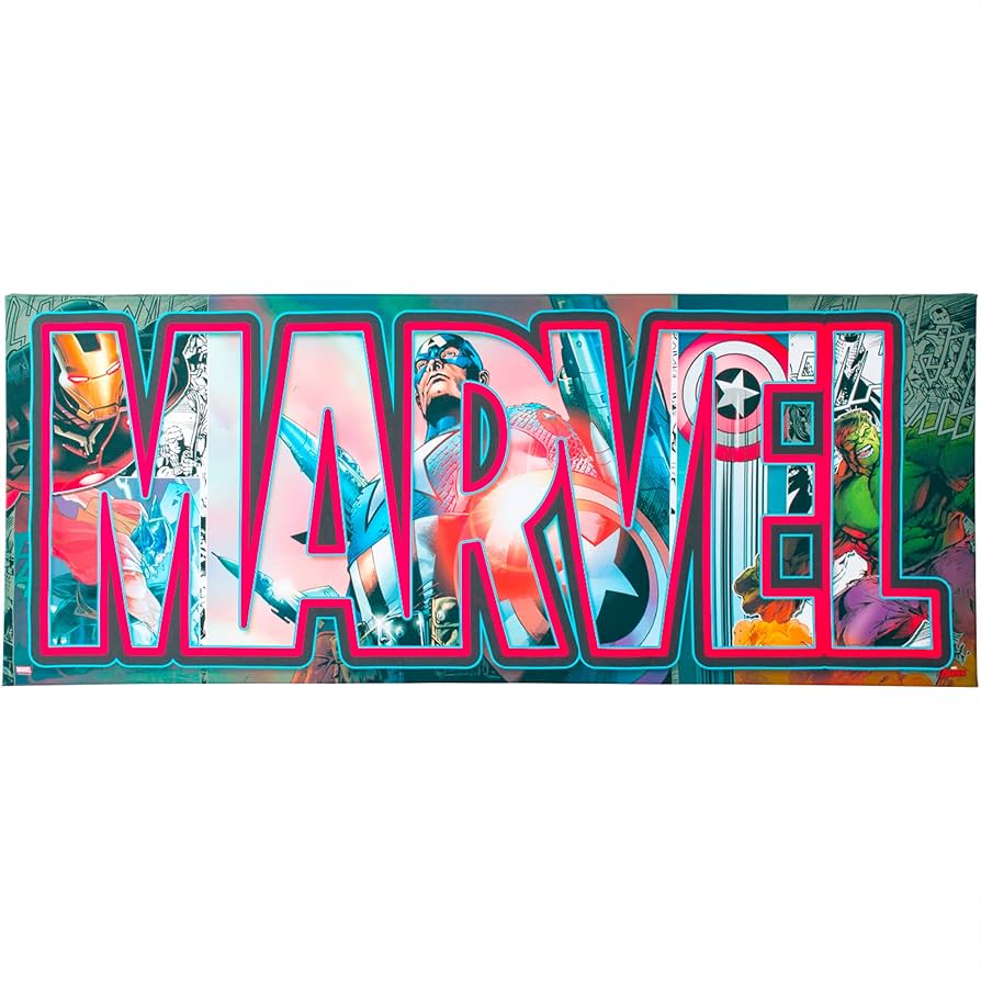 Amazon.co.jp: シルバーBuffalo av2891 Marvelキャンバス壁