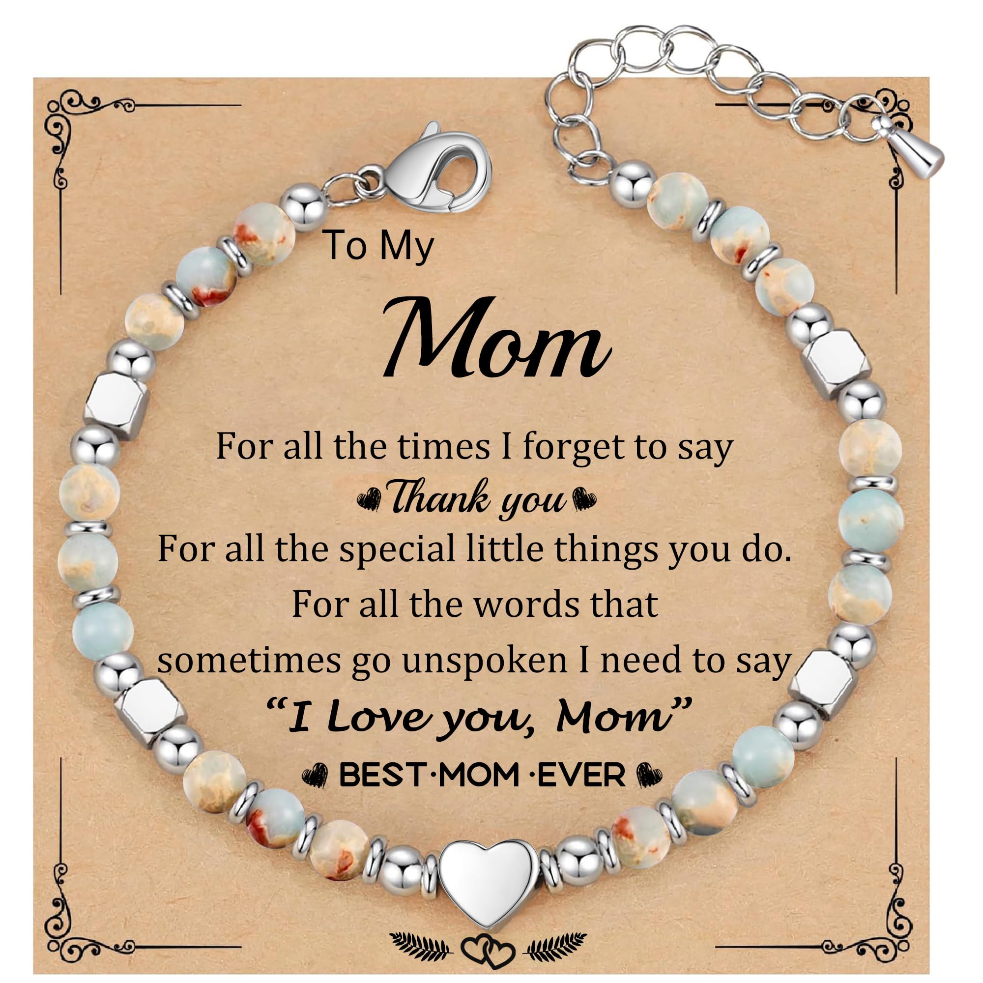 Best Friend Bracelet Gifts for Women Sister Bestie, Christmas Gift for Teens Mom Daughter Granddaughter Birthday Gift for Her Stocking Stuffers