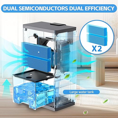 Miniatura 2 de Deshumidificador, deshumidificadores para el hogar, tanque de agua de 98 onzas, (1000 pies cuadrados), deshumidificador silencioso para sótano,