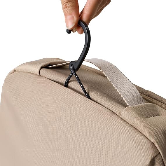 Bellroy Hanging Toiletry Kit Plus (8 Liter Travel Hanging Toiletry Bag) - Stone