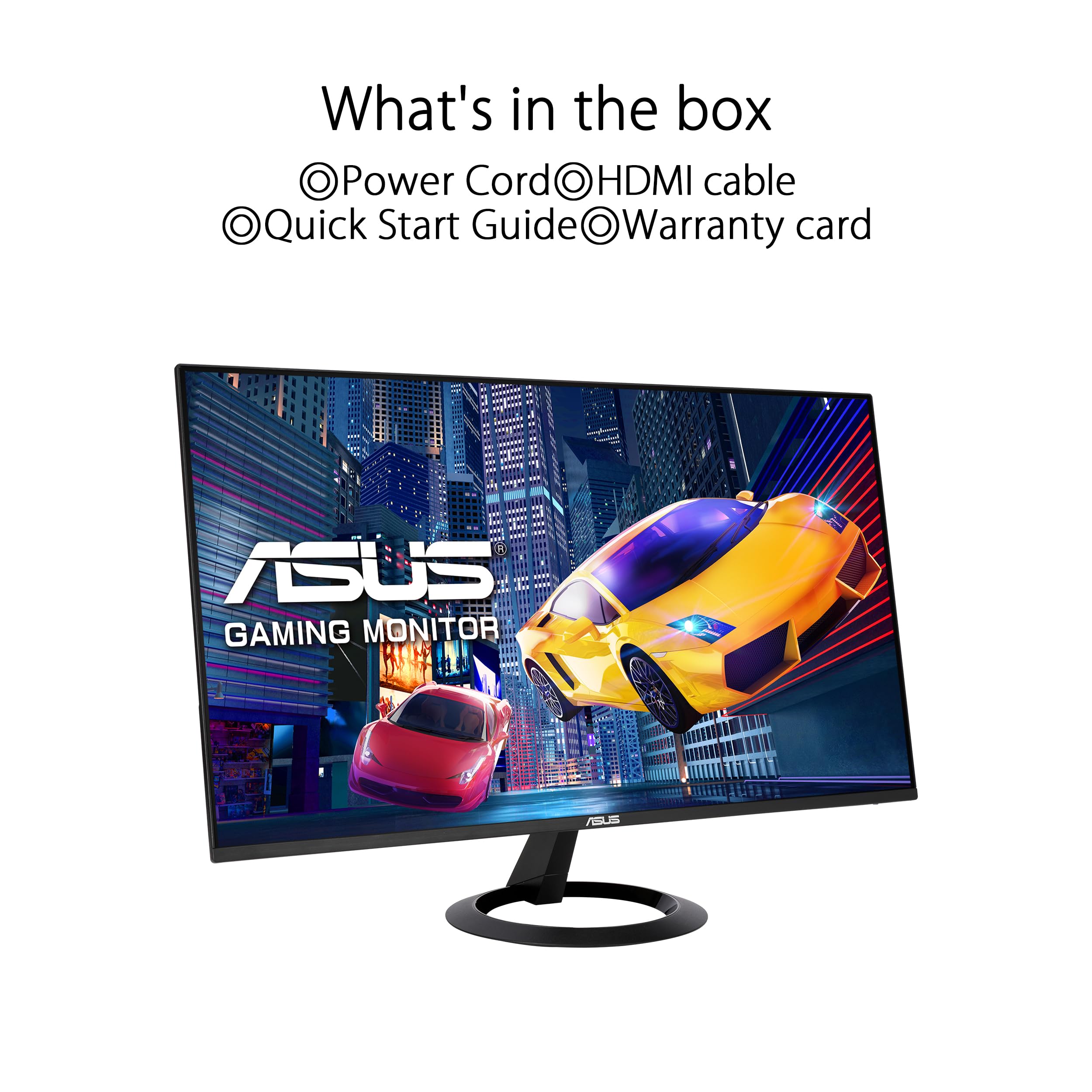 ASUS VZ24EHF Monitor Eye Care Gaming da 24” pollici (23.8), IPS, Full HD, Frameless, 100Hz, Adaptive-Sync, Tempo di Risposta 1ms, HDMI, Filtro Luci Blu, Anti-sfarfallio, Montabile a Parete, Nero - Vista 8