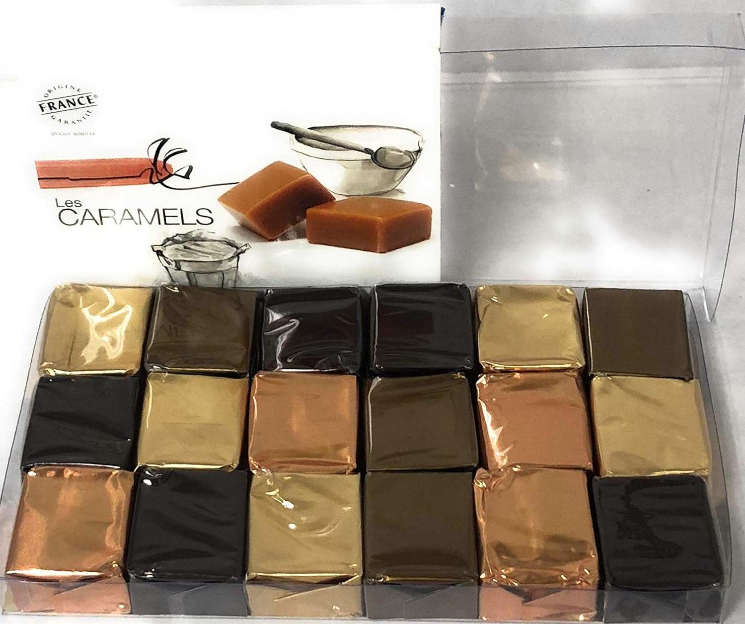 Caramels with Butter 4 Flavors, 18pc