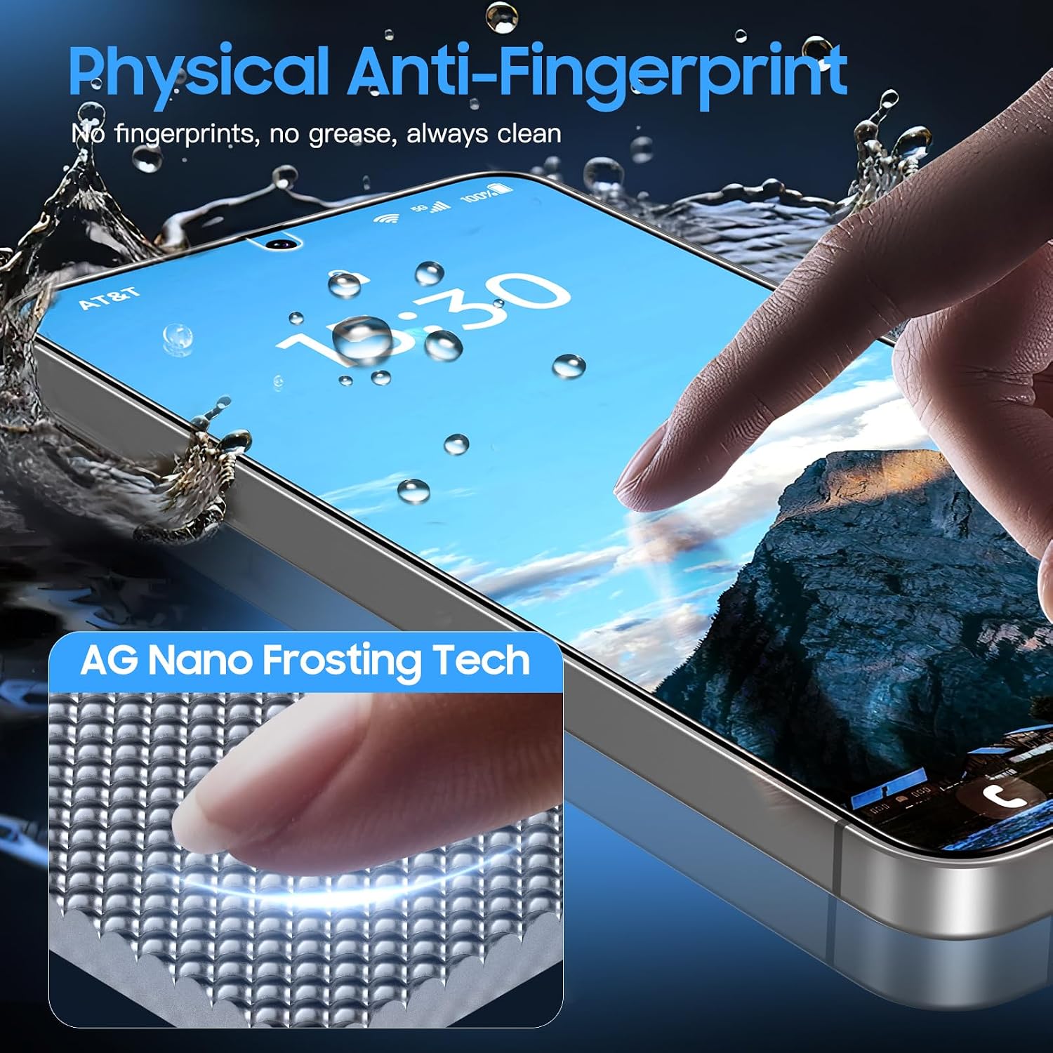Uyiton for Samsung Galaxy S25 Plus/S24 Plus Matte Screen Protector image 3