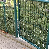 Vinclus Művirág Sövény Balkon Takaró 100x300cm Kert Dekoráció Zöld Fal - 100cm x 300cm 6
