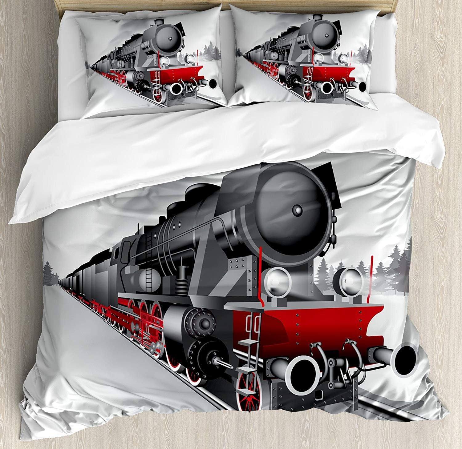 children's train bedding sets