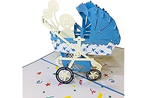Adorable Baby Shower Pop-Up Card: A Heartfelt Greeting for Baby Boy or Girl