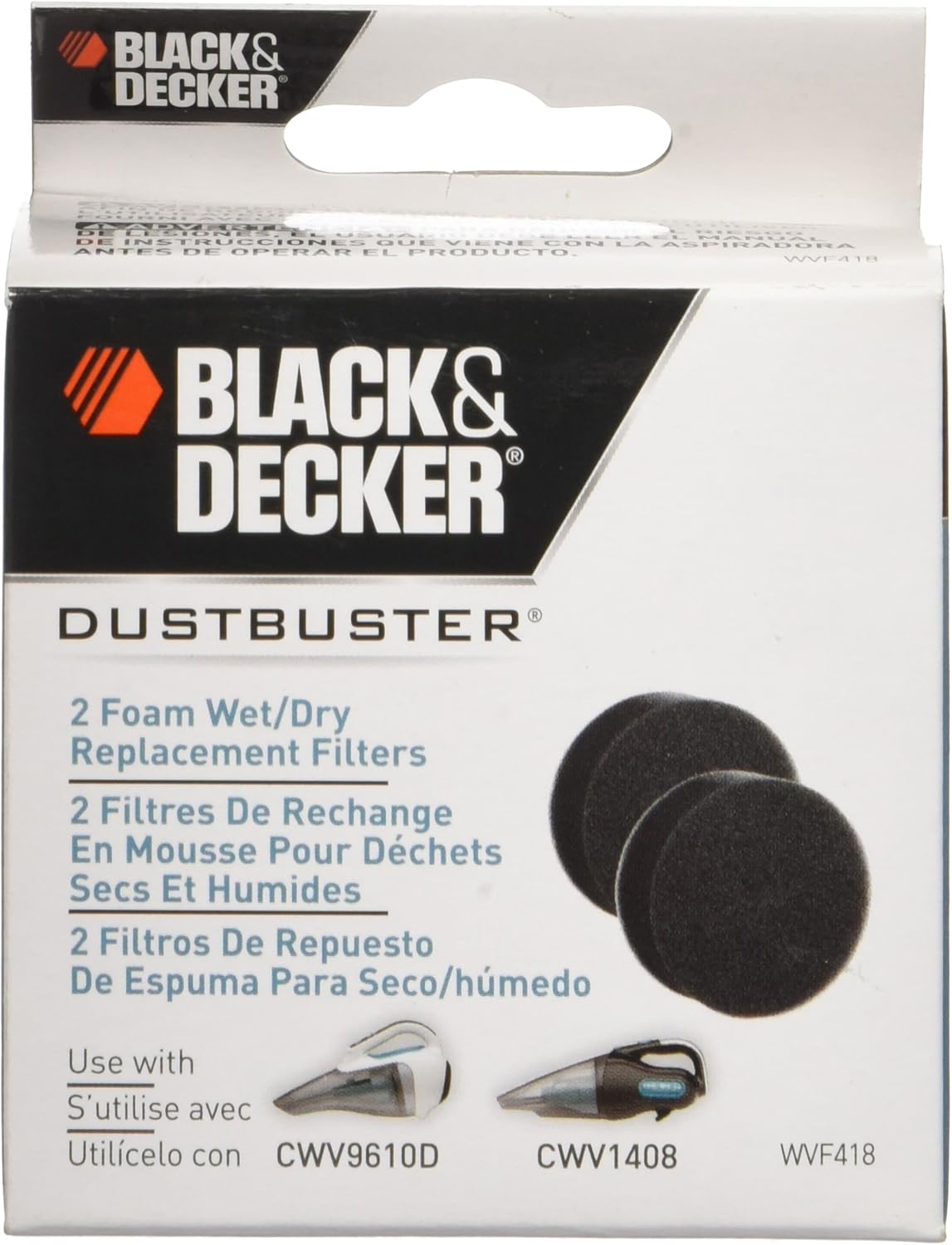 BLACK+DECKER WVF418 Wet and Dry Vacuum Filter