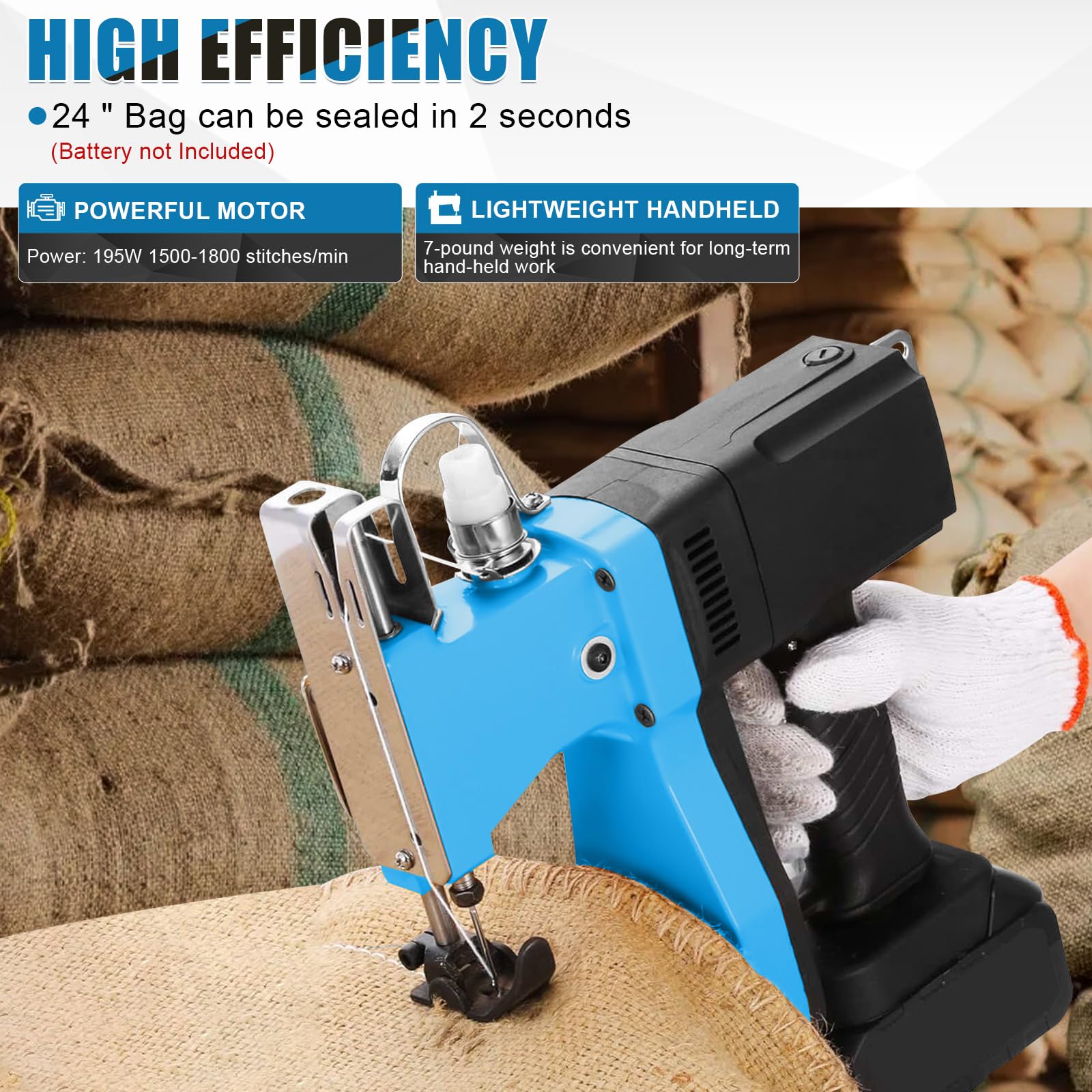 Akku Nähmaschine Für Makita 18V - Tragbare Nähmaschine Mit 2 Akkus