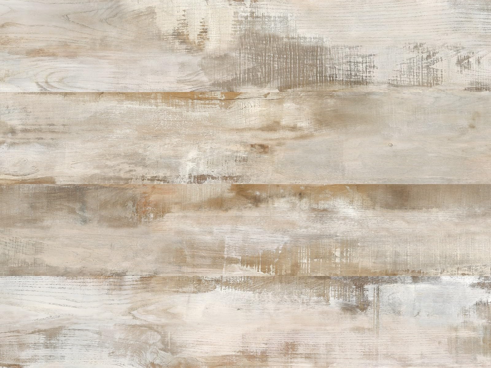 CAMELEO Crédence cuisine adhésive vinyle imitation bois délavé, 200 x 40 cm - Convient aussi comme adhésif décoratif pour meuble - résistant et imperméable