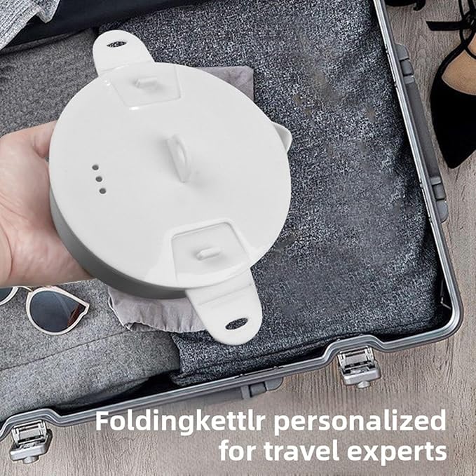 Olla Eléctrica Plegable de Viaje CHEOTIME 800W 1.2L miniatura 3