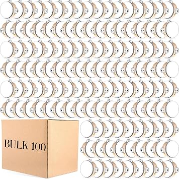 100 Pcs 4 Inch Wedding Tambourine Bulk Drum for Adults Hand Held Percussion Gift Wood Metal Jingles Musical Educational Drum Instrument for Church Wedding Party Favor