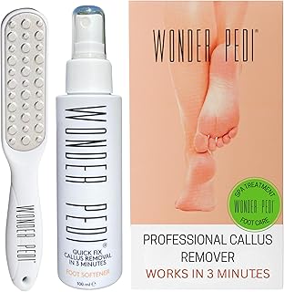 Feet Callus Remover - Instant Exfoliating Peel Foot Spray - Cracked Heels Softener – Dead Skin Remover Professional Spa Pe...