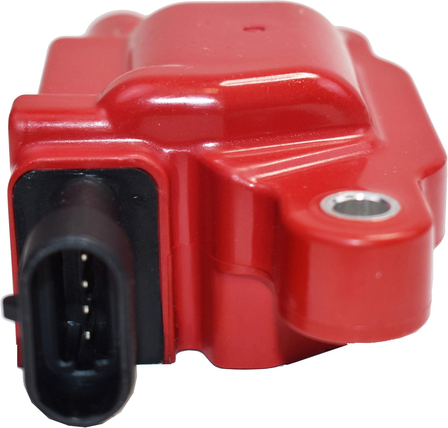 A-Team Performance Ignition Coil Pack - Magnetic-Core Ignition Coils - Compatible with Chevrolet, GM & Pontiac LS Engines - Automotive Replacement Units 13500114 - Pack of 8, Red