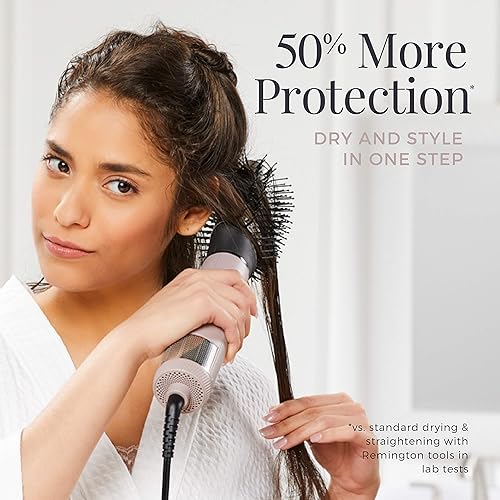 Vista 6 de Remington Pro Wet2style - Secador ovalado y cepillo voluminizador, 1 unidad