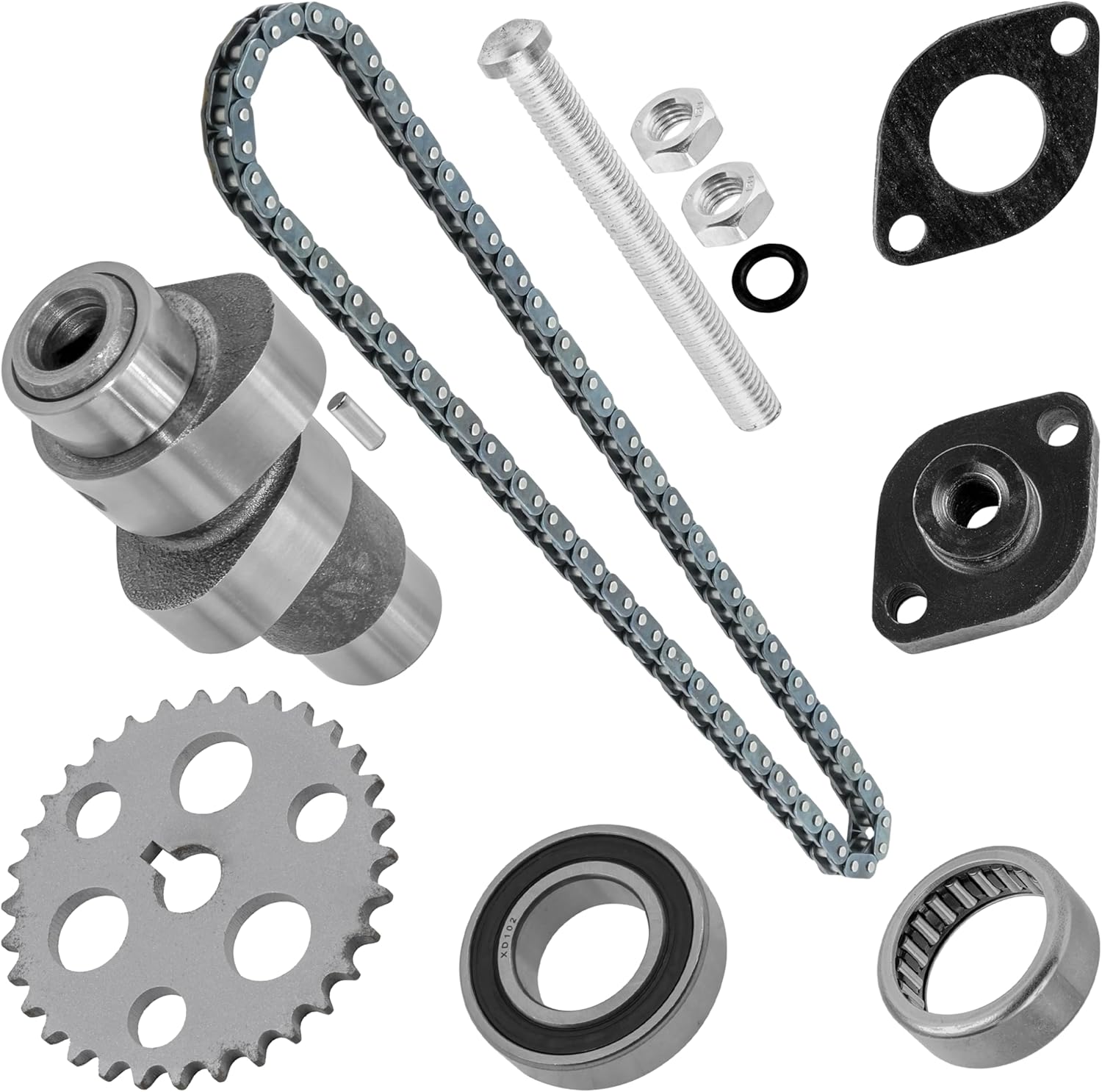 Caltric Engine Camshaft Kit Compatible with Yamaha Big Bear 350 YFM350FW 4x4 1999 / Big Bear 400 YFM400 2x4 2000-2004 / Big Bear 400 YFM400F 4x4 2000-2006