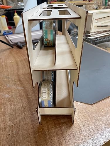 Miniatura 2 de CR-2 Wooden Can Rack Dispenser and Organizer for Pantry Cat food Tuna Can