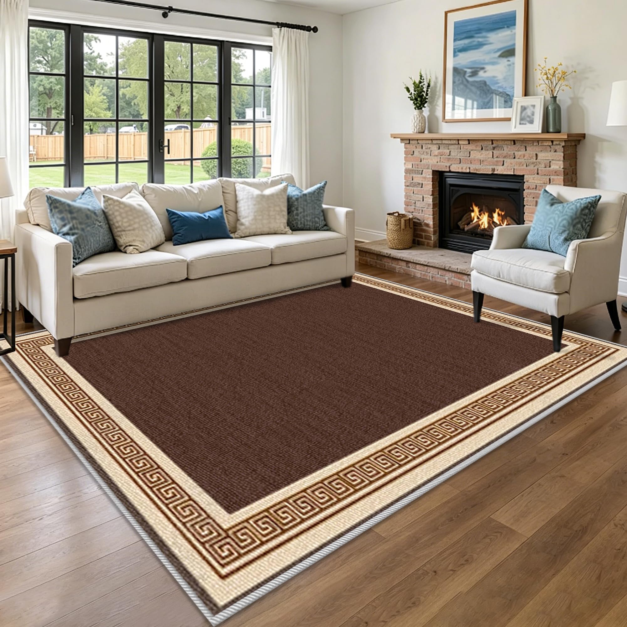 Tapis antidérapant lavable pour sécuriser le sol du salon et du bureau