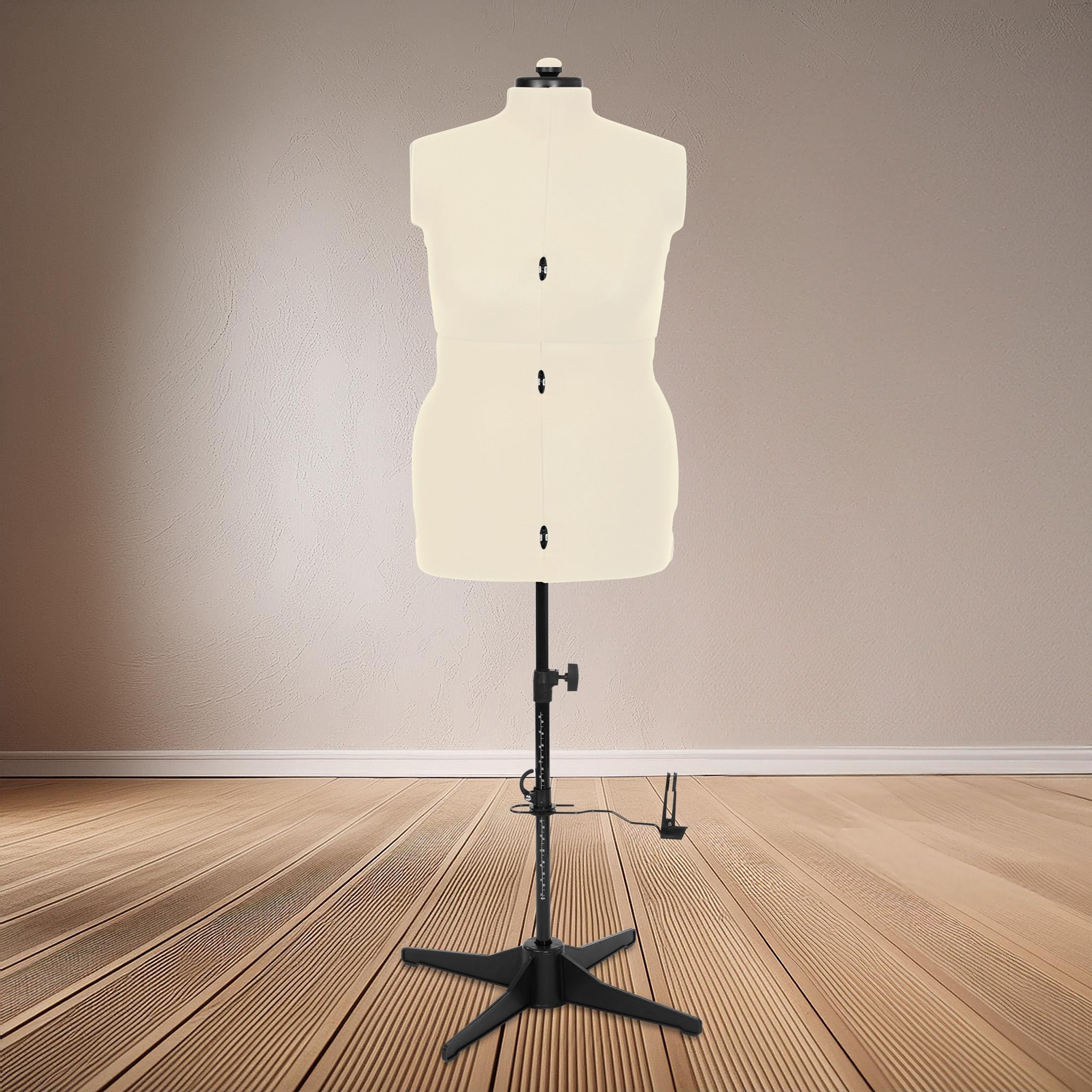 Schneiderpuppe Supa Fit Damen Gr. L (46-52), weiblicher Torso, Büste, verstellbare Drehregler, individuelle Anpassung an Hals, Taille, Brust, Hüfte