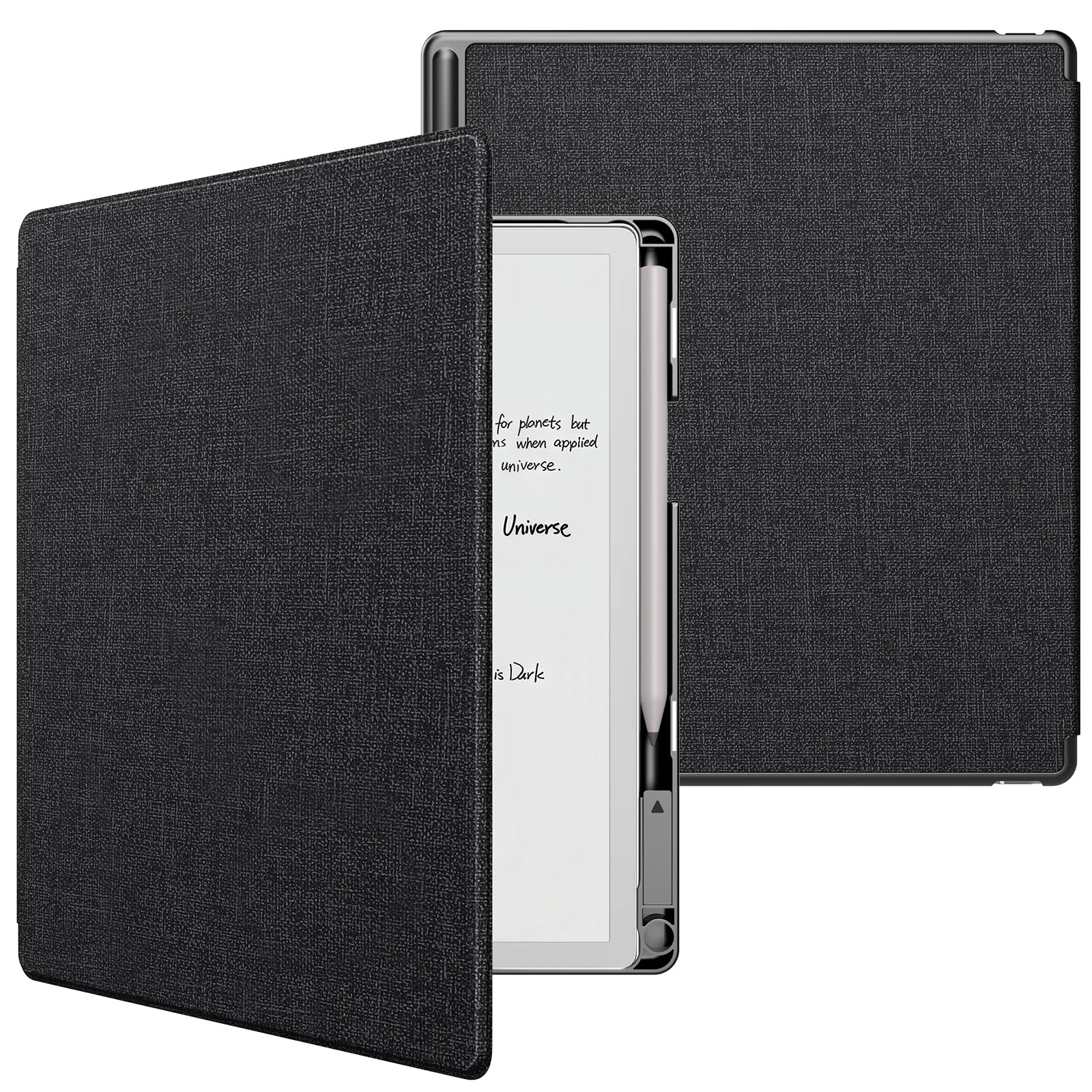 MoKo Case for Remarkable Paper Pure 10.3" 2026 with Pen Holder, Black