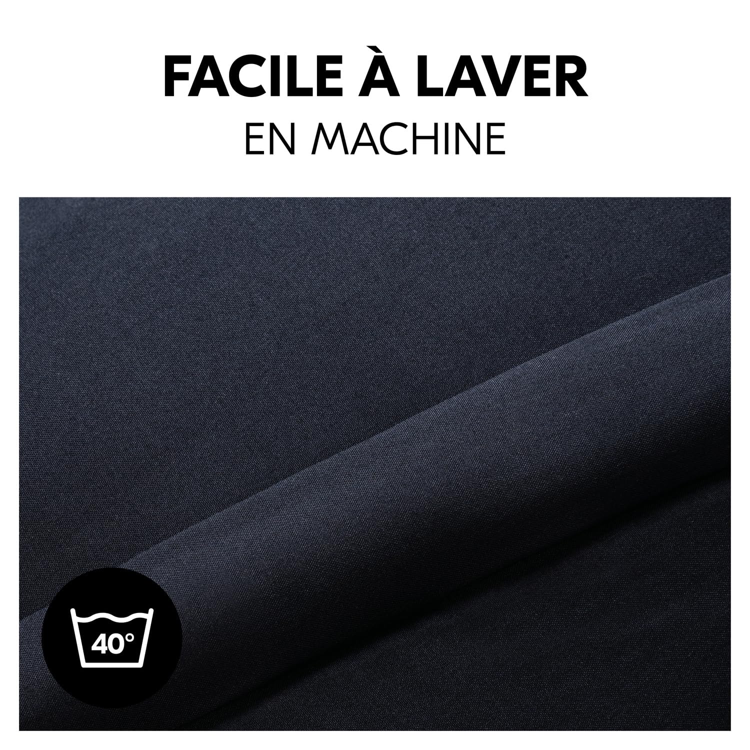 hauck Chanceliere Universelle pour Poussette et Remorque Velo, Nid d'Ange Bebe en Polaire Chaude, Fentes pour Harnais 5 Points, Lavable en Machine, Noir