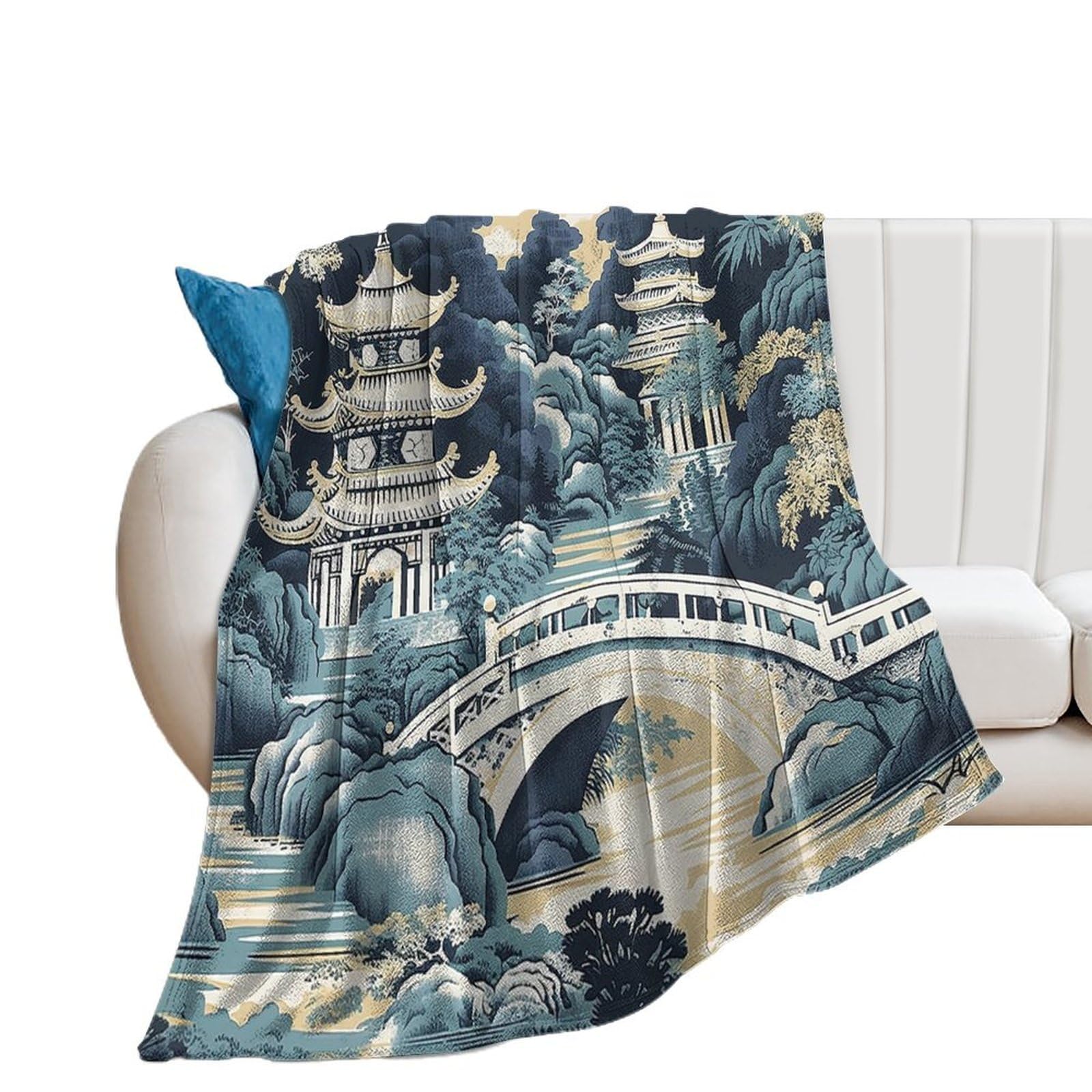 Couverture polaire flanelle douce et chaude grand plaid lit 153x203