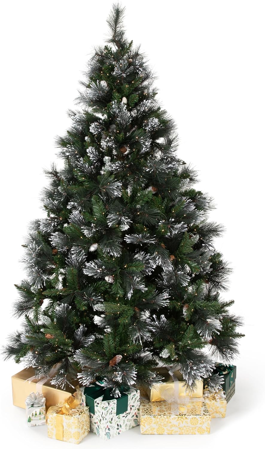 Frosted vs Unfrosted: 7' and 9' Artificial Christmas Tree Showdown