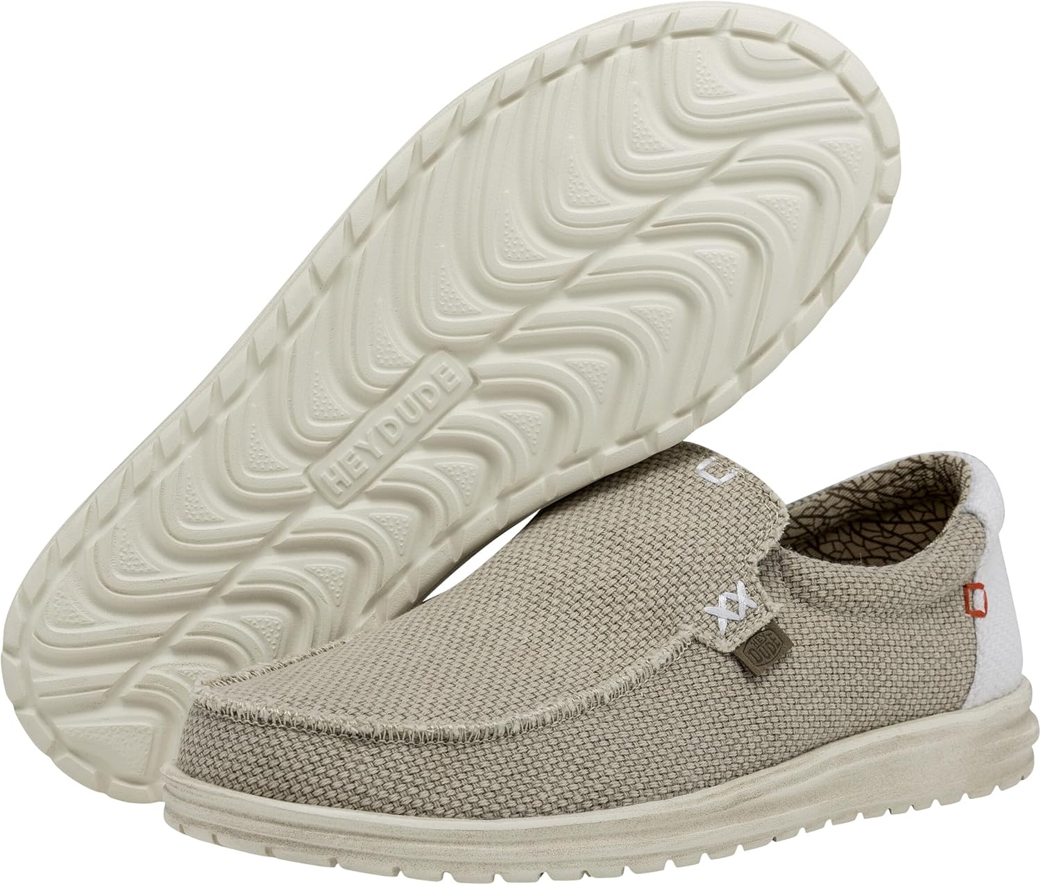 HEYDUDE Mikka Unisex Loafers | Men's & Women's Slip On Shoes | Lightweight & Comfortable | Multiple Sizes & Colors