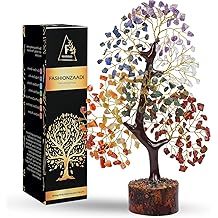 FASHIONZAADI 7 Chakra Tree of Life, Crystals and Healing Stones, Birthday Gifts for Women - Crystal Tree for Positive Energy, Home Office Decor, Spiritual Gifts for Women