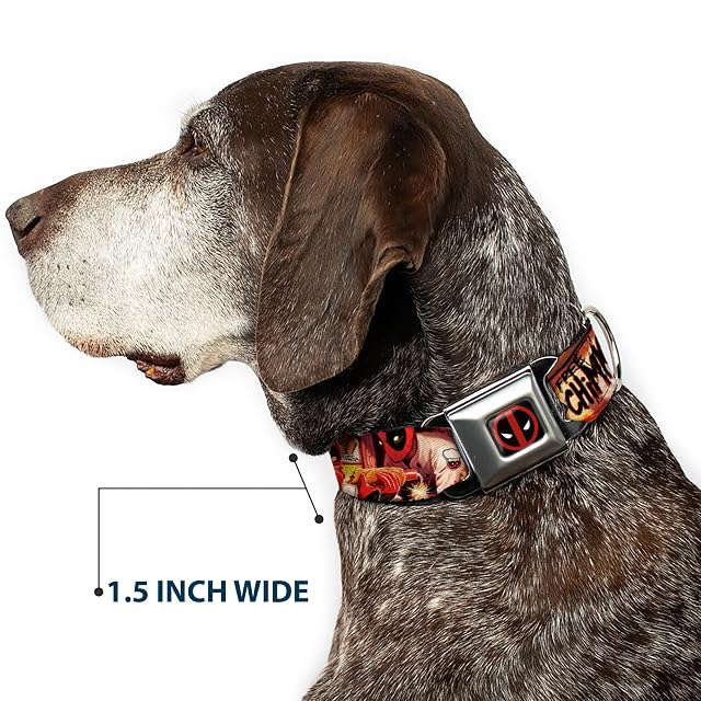 Foto 7 de 8 de Buckle-Down Collar de Perro con Hebilla para cinturón de Seguridad Deadpool Kills Deadpool 2 Cover Dynamite…