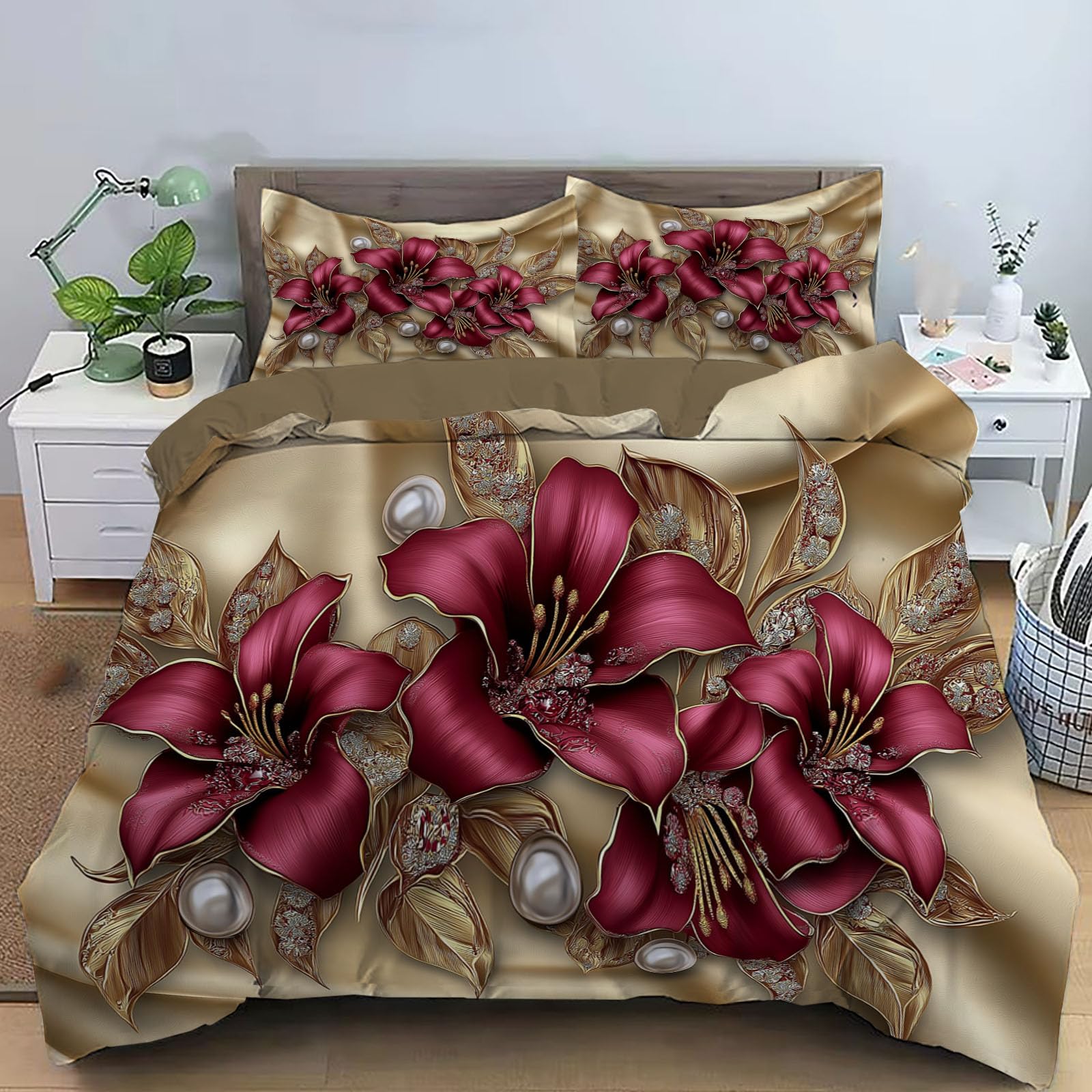Housse de couette avec fermeture éclair finie la couette qui glisse