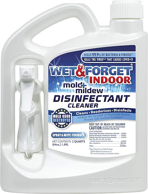 Wet & Forget Disinfectant Cleaner Ready To Use Jug 64 Oz