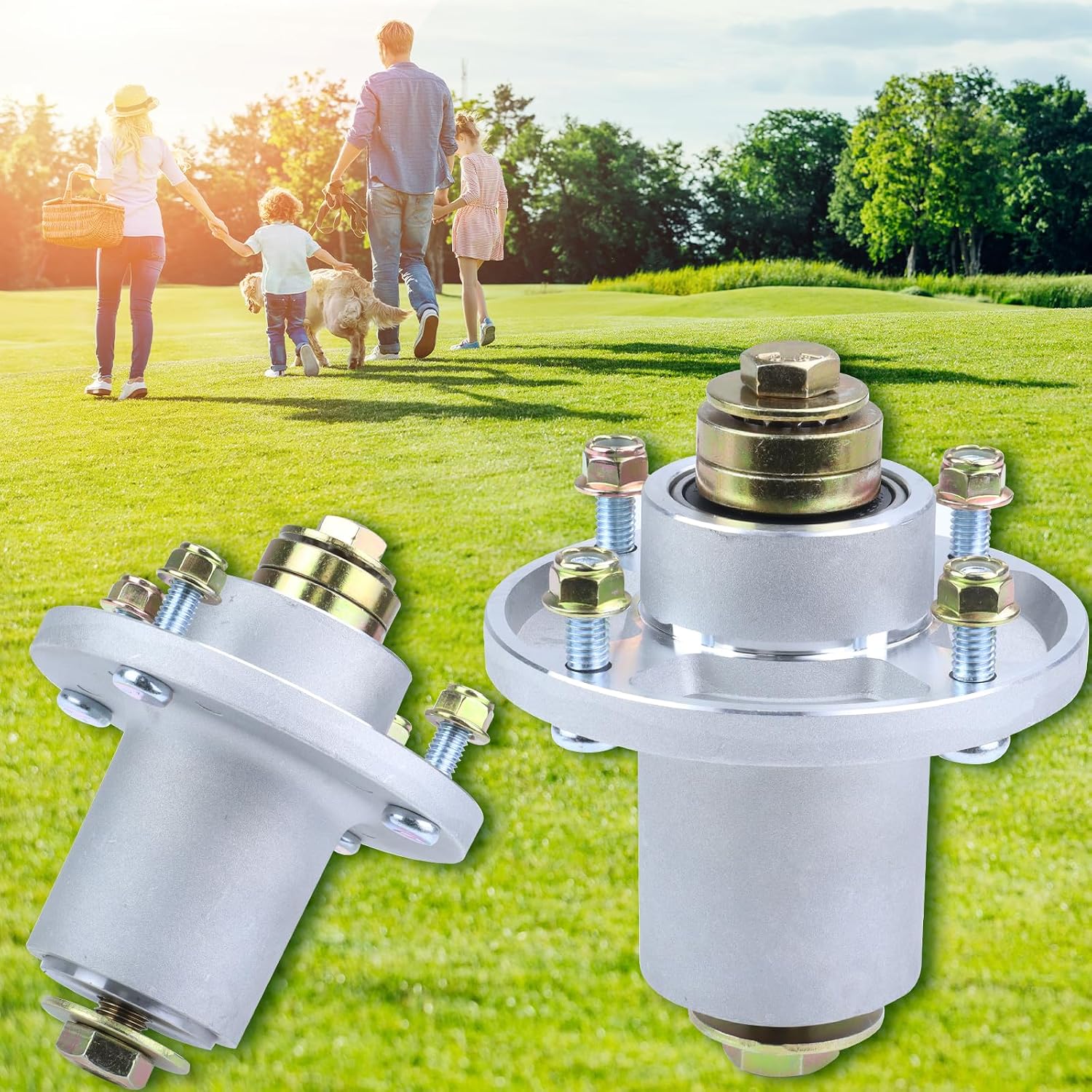 601804 Spindle Assembly Replaces Hustler 601804 Spindle Assembly, 607418 Spindle Assembly for Hustler 60, Hustler Fastrak 48 54 60, Hustler Raptor SD 48 54 60, Hustler Raptor 42 54 inch Decks