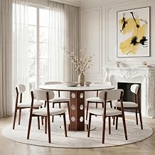 Extendable Sintered Stone Dining Table Set for 6
