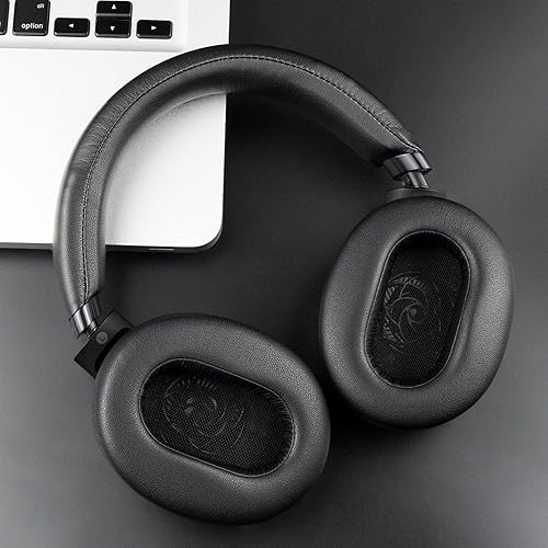 Miniatura 3 de SOULWIT Almohadillas profesionales de repuesto para auriculares Sony MDR-1AM2 (MDR1AM2 MDR-1AM2B), almohadillas con espuma de alta densidad, piel de