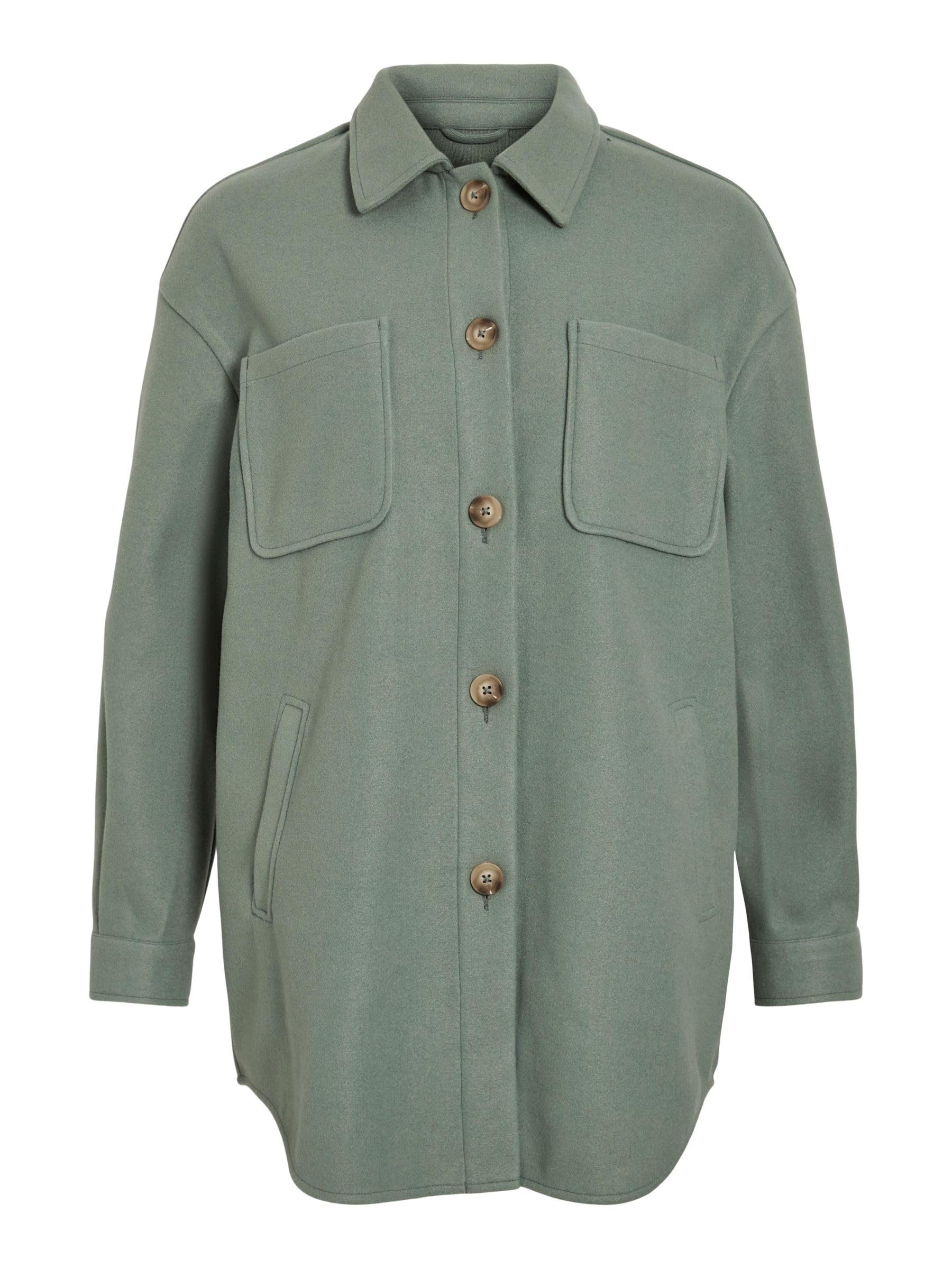 Vila Vikimmi Women's Shirt L/S Jacket Noos, Laurel wreath, S