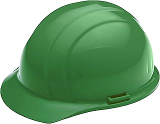 Hard Hat, Front Brim, Green, 4-pt.Ratchet