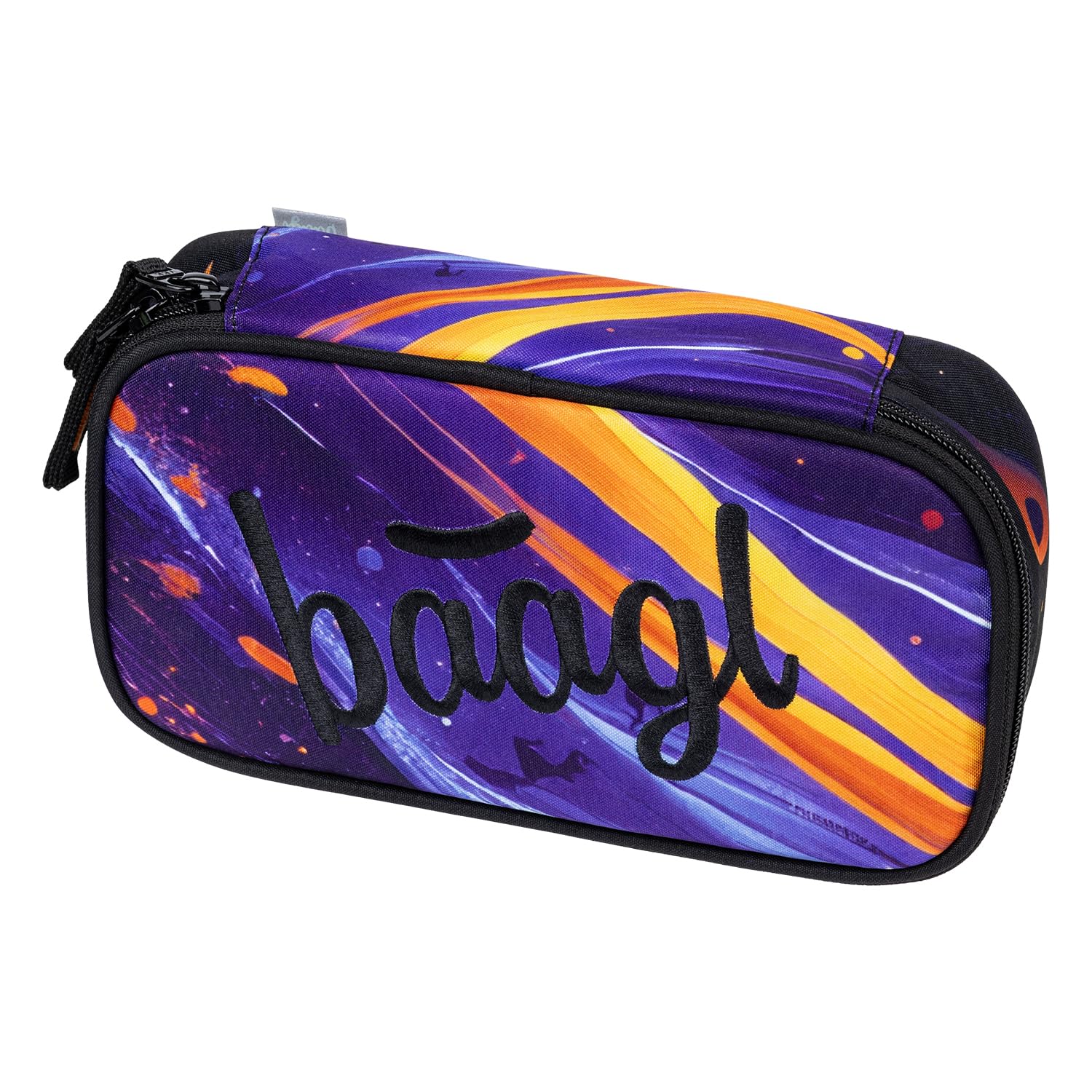 Baagl Pencil Case for Girls - School Pencil Case for Stationery - School Supplies Pencil Case, Boys Pencil Case for School, vibe, 23 x 12 x 5 cm, Colourful, playful, modern, practical โ image 1