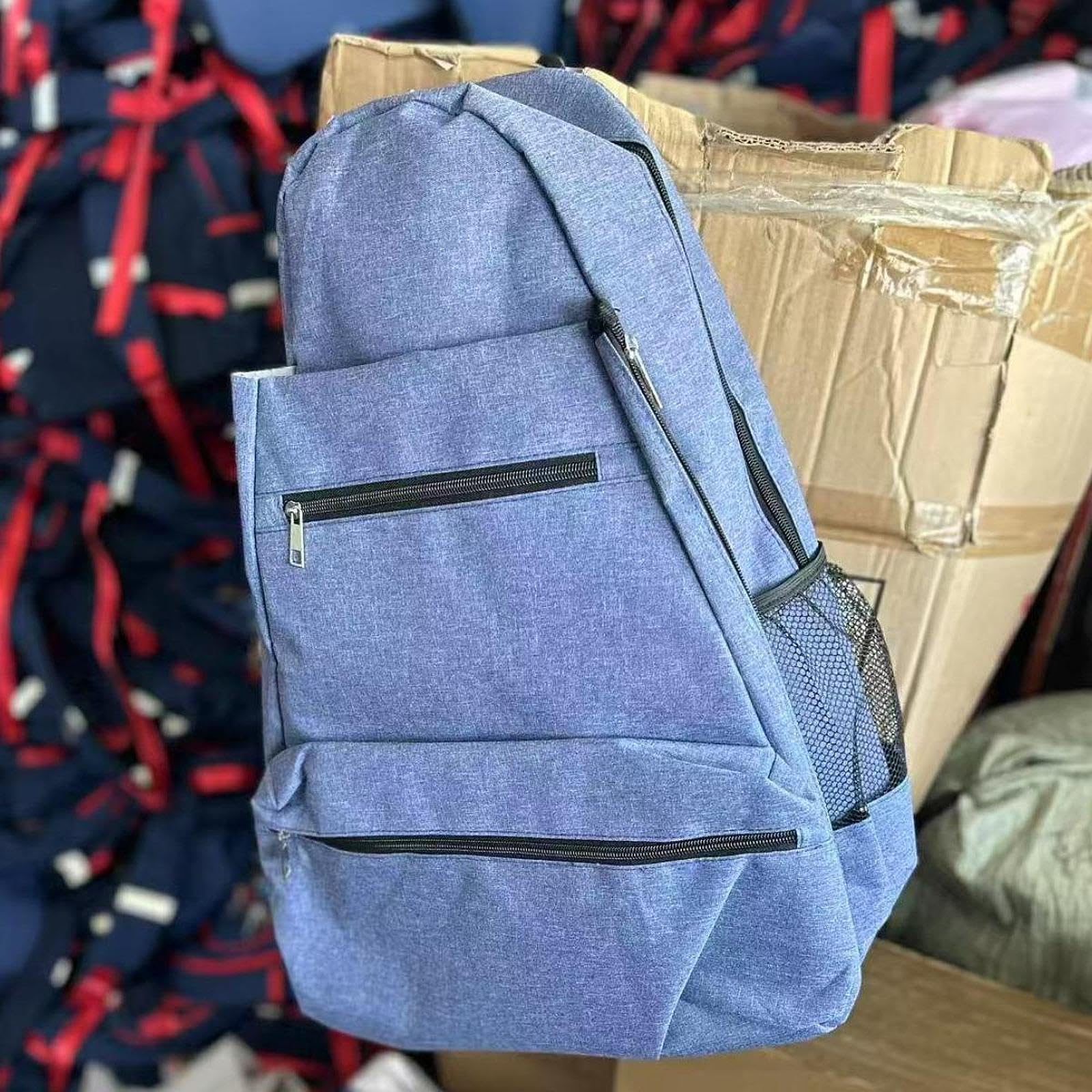 MERISHOPP Tennis Racket Shoulder Bag with Shoe Compartment Portable Badminton Backpack Blue Violet | Sports Equipment | Outdoor Sports Gear | Exercise Gear-image-45