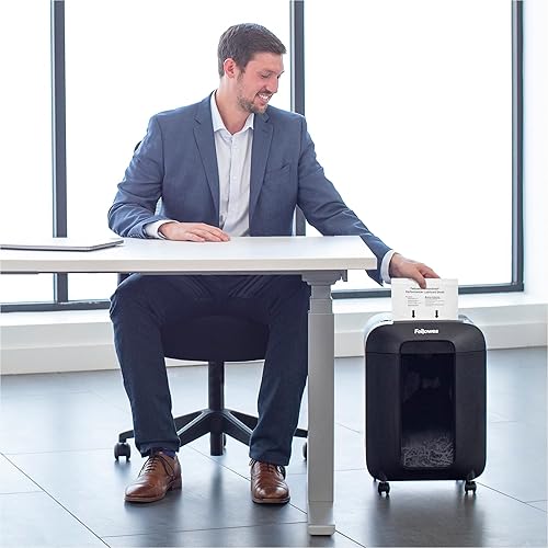 Miniatura 8 de Fellowes Powershred Performance - Trituradora de papel con trituradora de papel, lubricante de aceite para trituradoras de papel de corte cruzado y