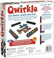 Vista 6 de Qwirkle Board Game - Strategy Game for 2-4 Players Ages 6+ - Deluxe with Trays